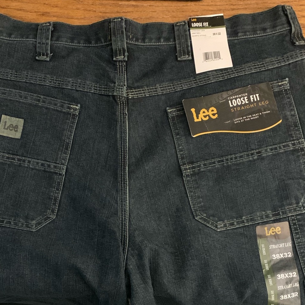 LEE Carpenter Loose Fit Straight Leg Quartz Stone Jeans